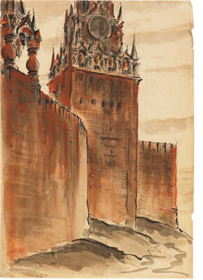 Бернштейн Эммануил Борисович. Спасская башня в XVII в.